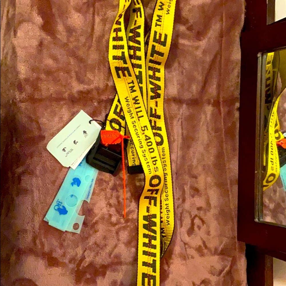 Off White Industrial Belt
